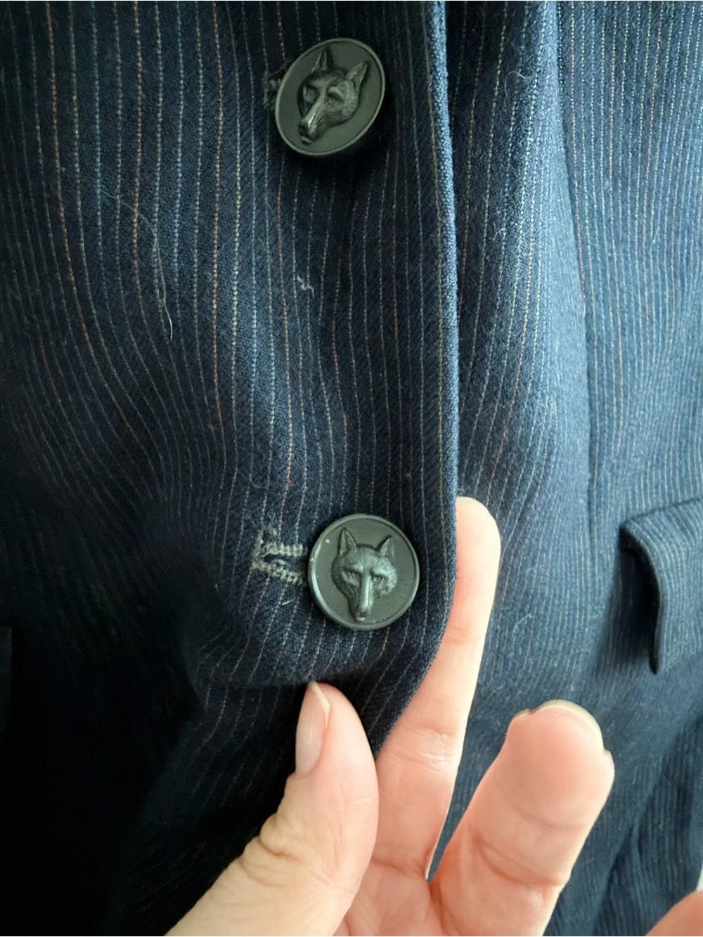 Vintage Tri-umph! Wool Three Button Blazer
